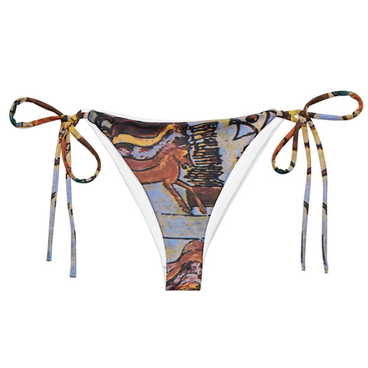 Braguita de bikini ajustable jeroglíficos